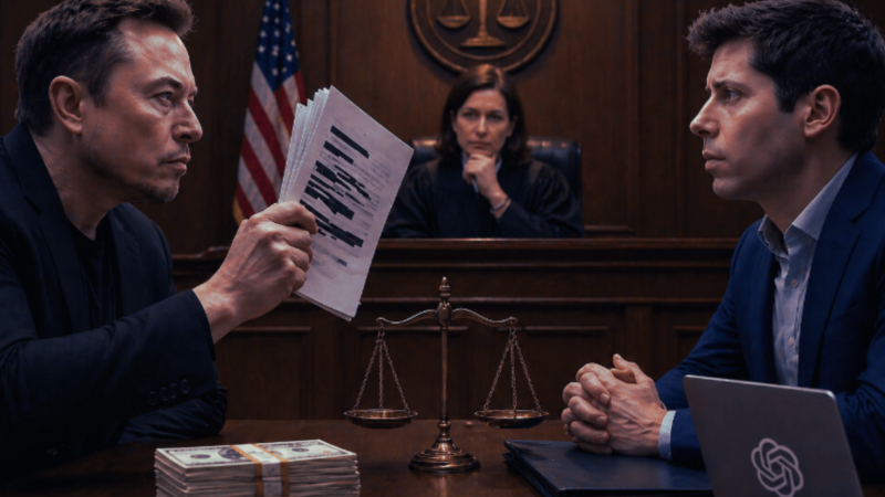 Elon Musk e Sam Altman em tribunal: entenda a origem do conflito